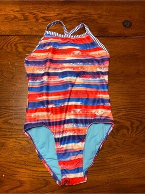 Girls' DOLPHIN UGLIES swimsuit size 16 one piece